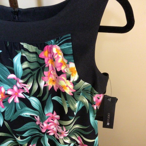 Dress Sleeveless AB Studio - Floral NWT - Picture 7 of 11